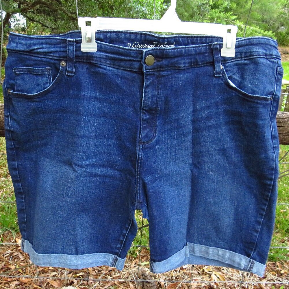 Womens Denim Long Shorts Universal Thread 24 WR